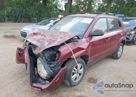 2009 Hyundai Tucson Gls из США, поврежденный, VIN KM8JM12B79U961306